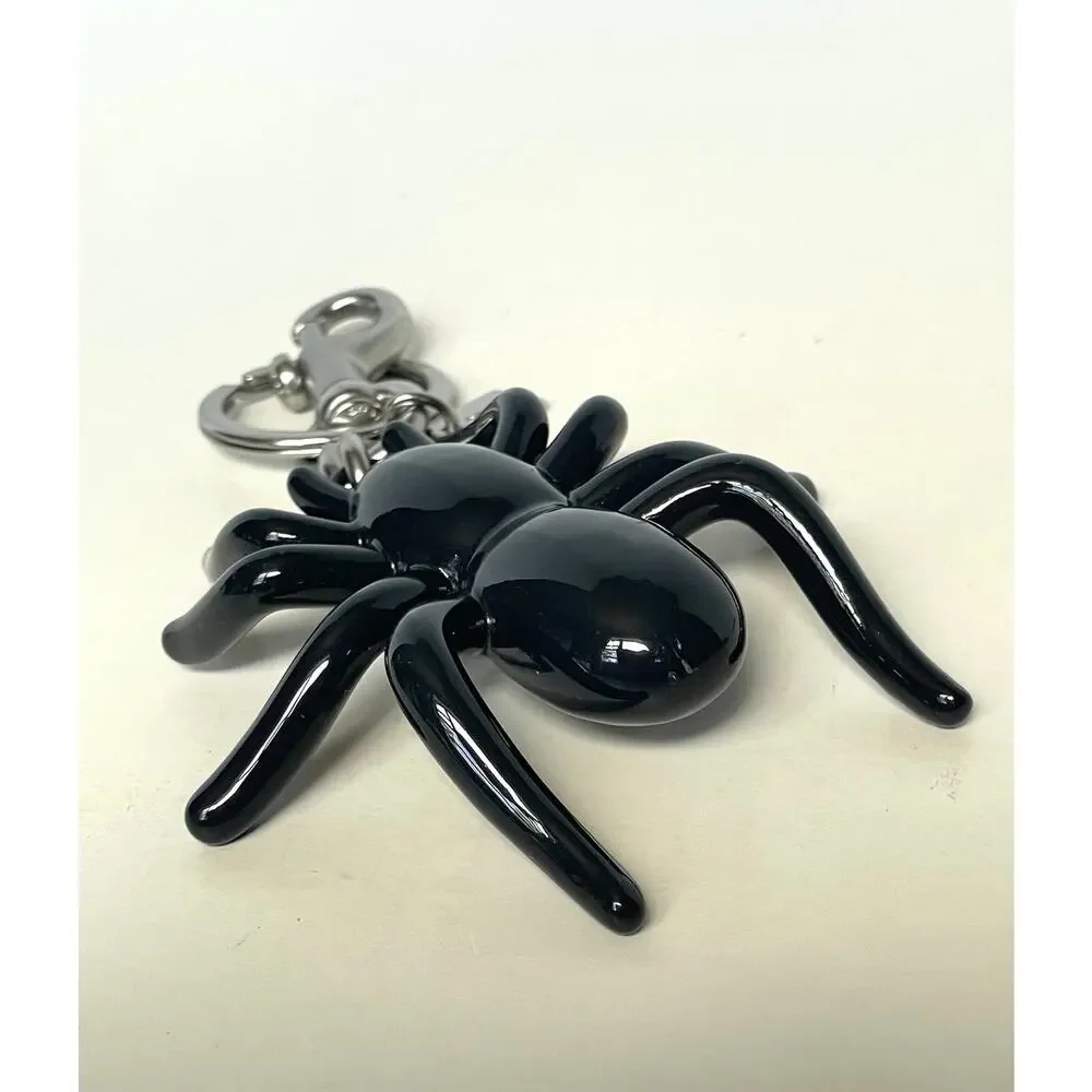Coach CAX79 Spider Halloween Bag Charm Black Enamel